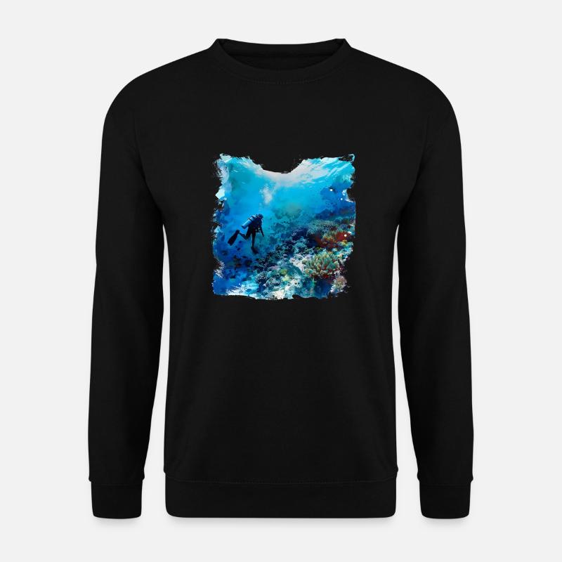 S’immerger dans un monde étranger - Sweat-shirt Unisexe - noir