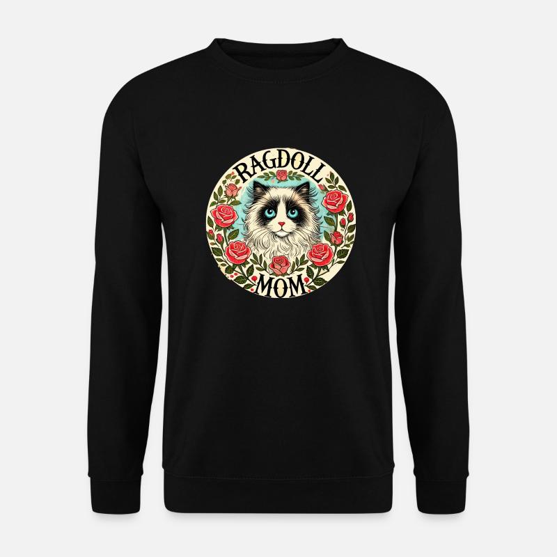 Ragdoll Cat Mom - Unisex Sweatshirt - black