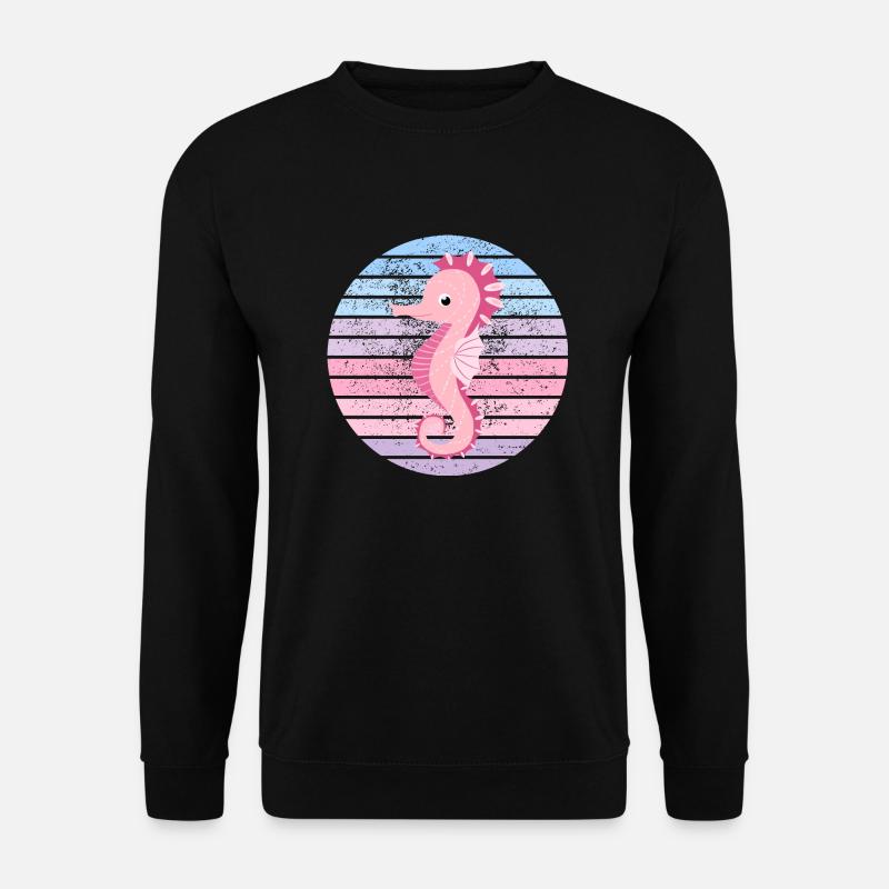 Seepferdchen - Unisex Pullover - Schwarz