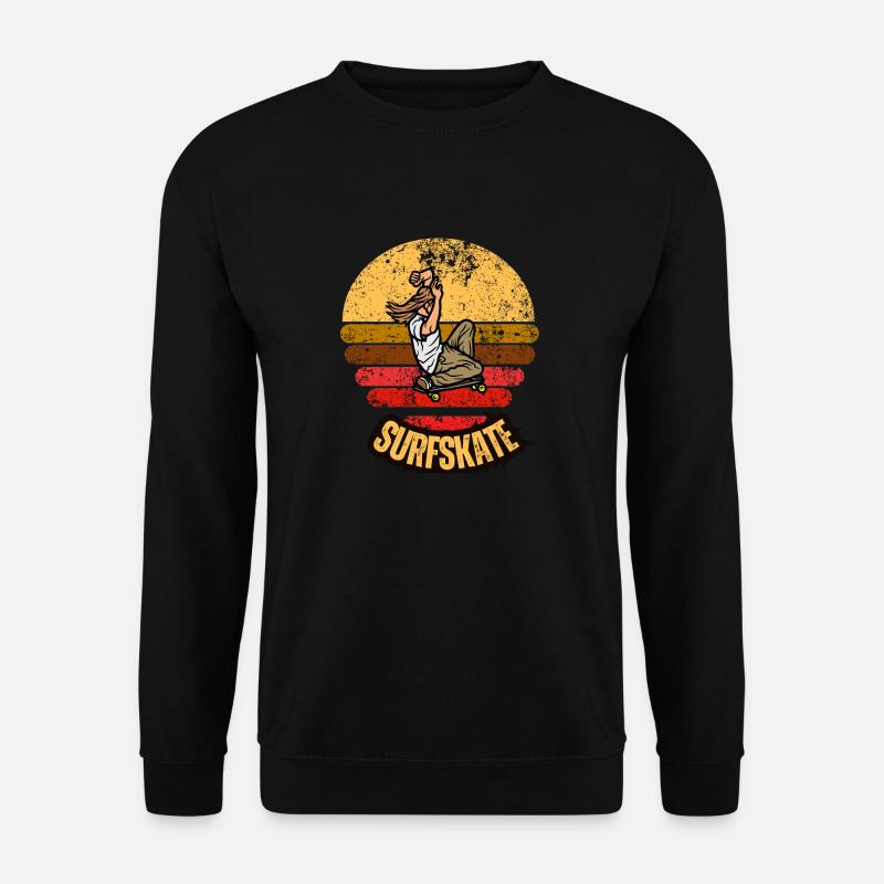 Surfskate - Unisex Pullover - Schwarz
