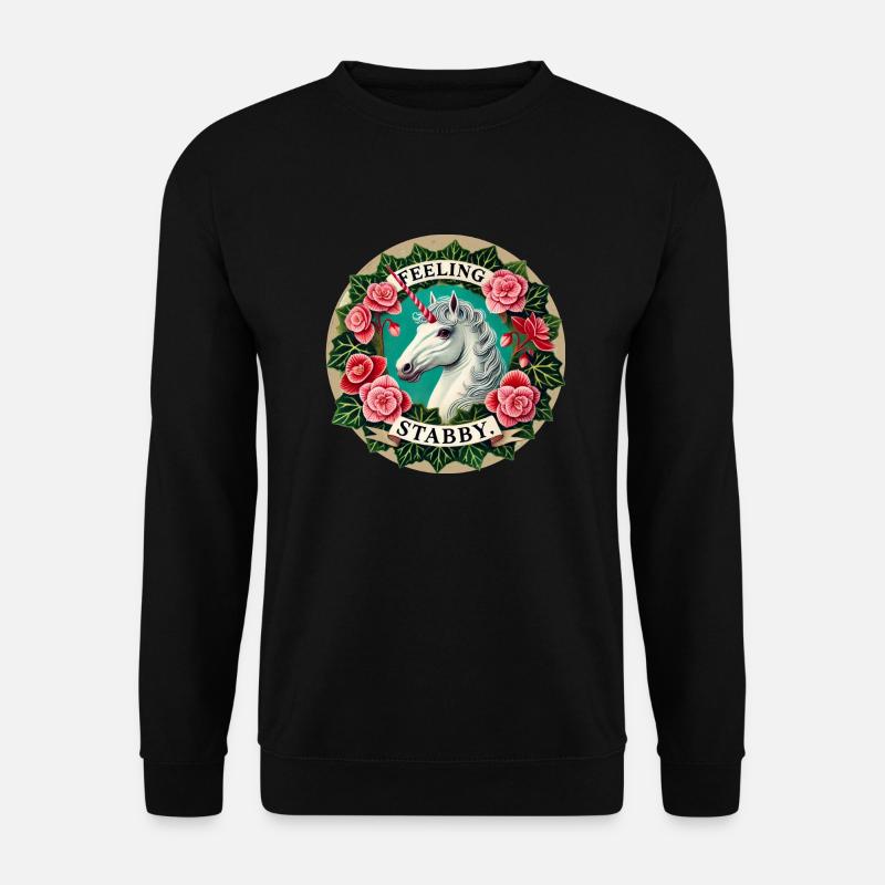 Feeling Stabby - Unisex Sweatshirt - black