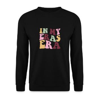 era - Unisex Pullover - Schwarz - Vorne - Alina (178cm) & Michal (187cm)