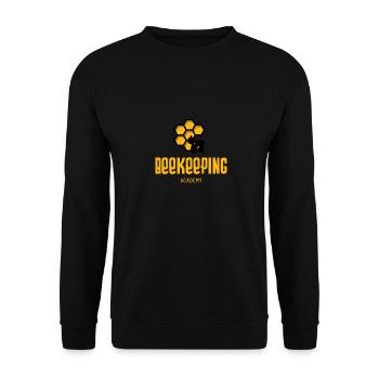Beekeeping Academy - Unisex Sweatshirt - black - Front - Alina (178cm) & Michal (187cm)