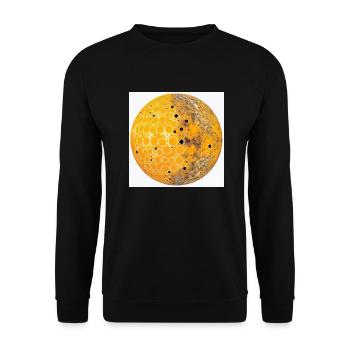 Gelber Planet - Unisex Pullover - Schwarz - Vorne - Alina (178cm) & Michal (187cm)