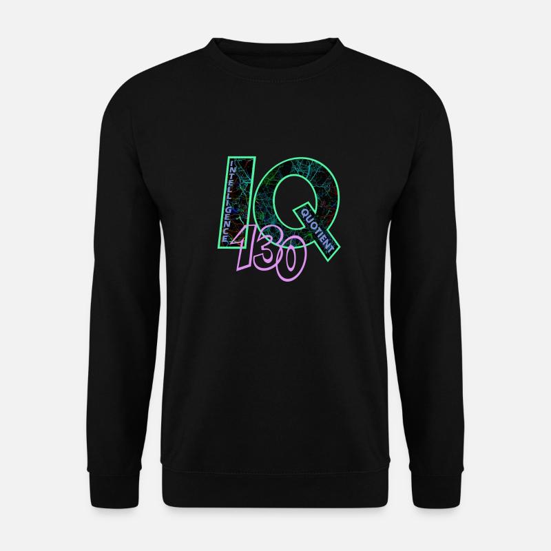 IQ 130 - Unisex Pullover - Schwarz