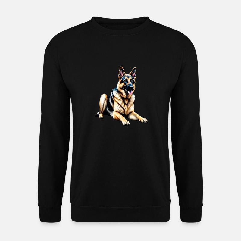 German Shepherd - Unisex Sweatshirt - black