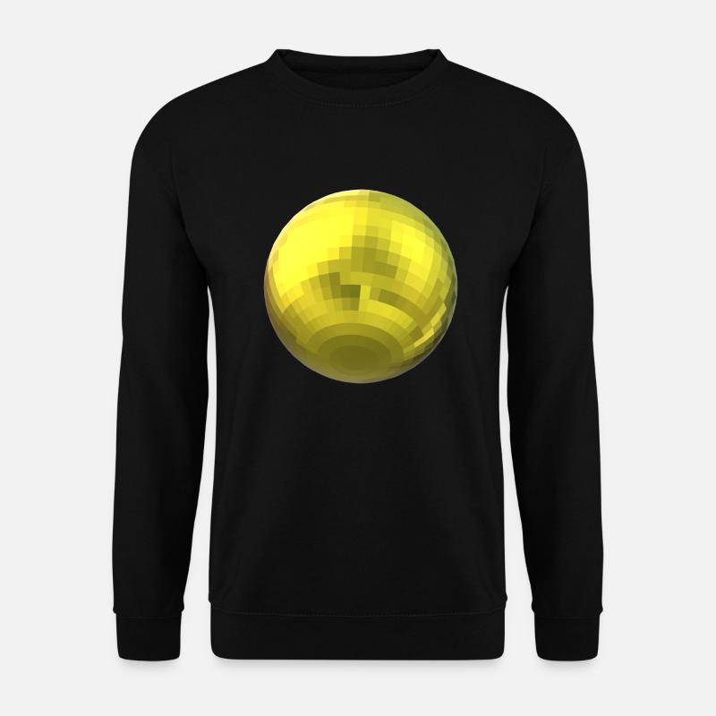 gelbe Kugel - Unisex Pullover - Schwarz