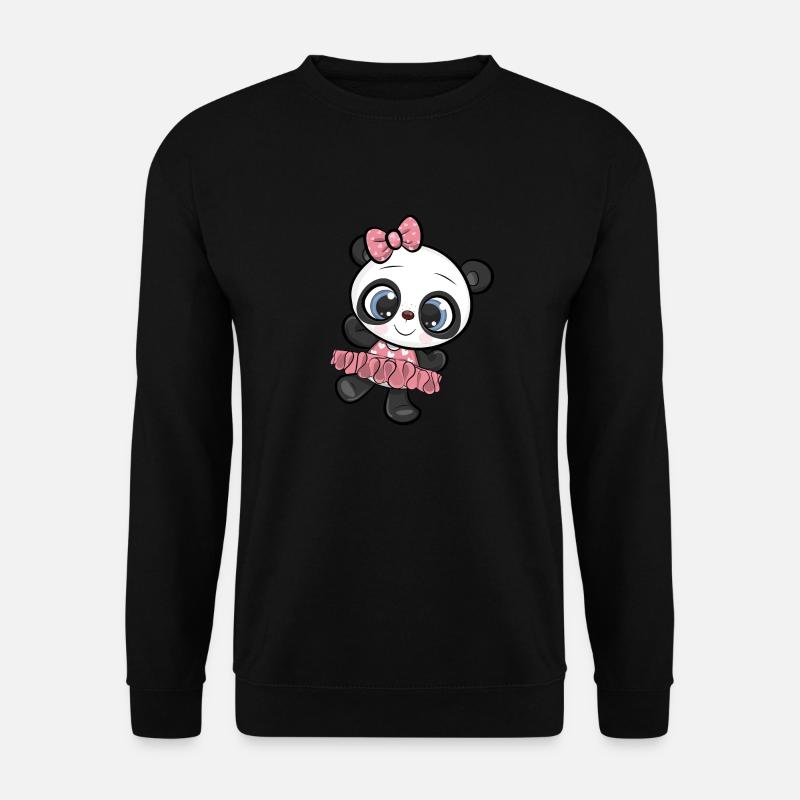Panda Ballerina - Unisex Pullover - Schwarz