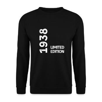 Limitierte Auflage von 1938 - Unisex Pullover - Schwarz - Vorne - Alina (178cm) & Michal (187cm)