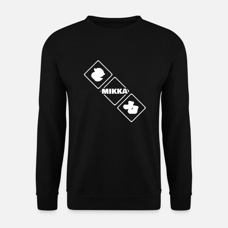 Mikka comme naissance - Sweat-shirt Unisexe - noir