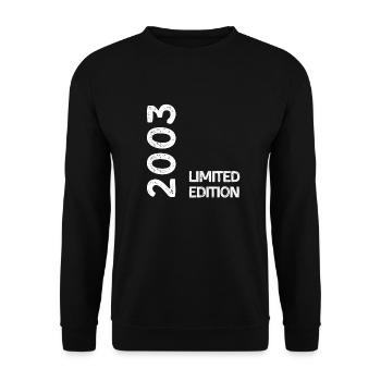 2003 Limited Edition - Unisex Sweatshirt - black - Front - Alina (178cm) & Michal (187cm)