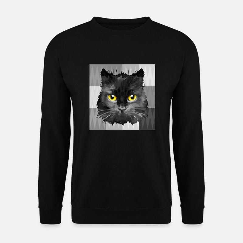 Cat - Unisex Sweatshirt - black