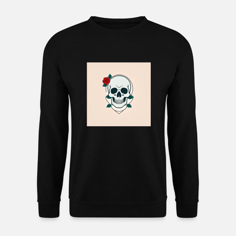 Tode Rose - Unisex Pullover - Schwarz