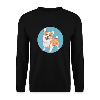 Hund Hundeliebhaber - Unisex Pullover - Schwarz - Vorne - Alina (178cm) & Michal (187cm)