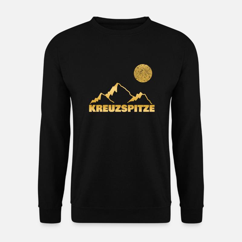 Berg kreuzspitze - Unisex Pullover - Schwarz