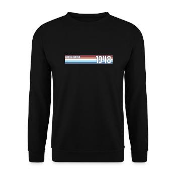 rétro 1948 limited edition - Sweat-shirt Unisexe - noir - Devant - Alina (178cm) & Michal (187cm)