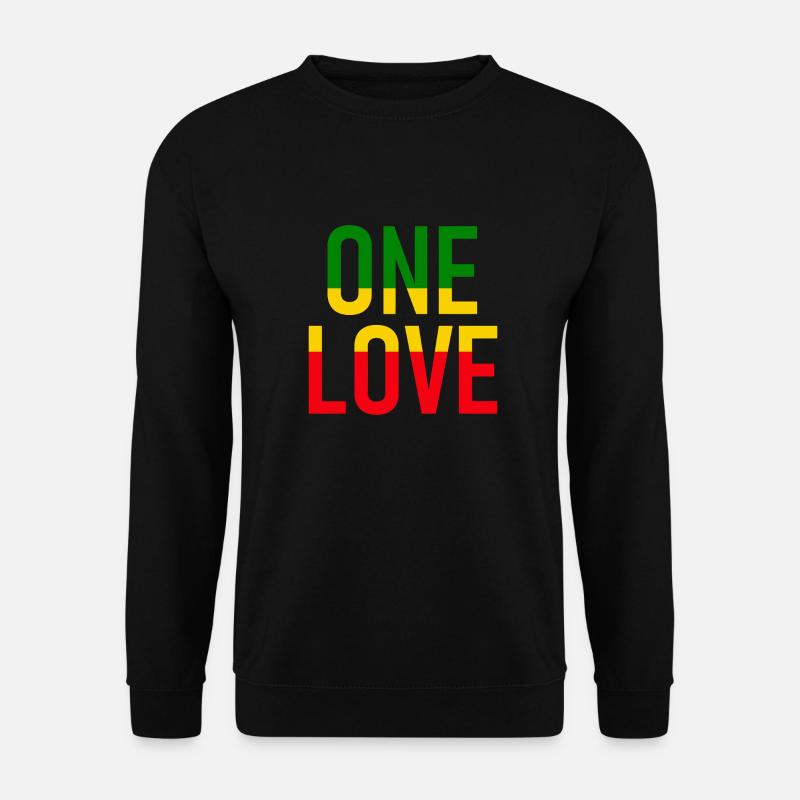 ONE LOVE - Reggae Music - Musik - Unisex Pullover - Schwarz