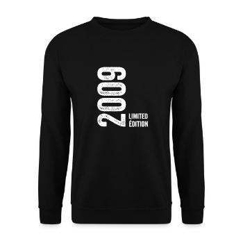 2009 LIMITED EDITION - Sweat-shirt Unisexe - noir - Devant - Alina (178cm) & Michal (187cm)