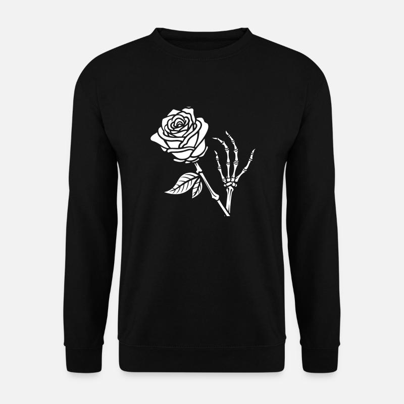 Blooming Skeleton Hand - Unisex Sweatshirt - black