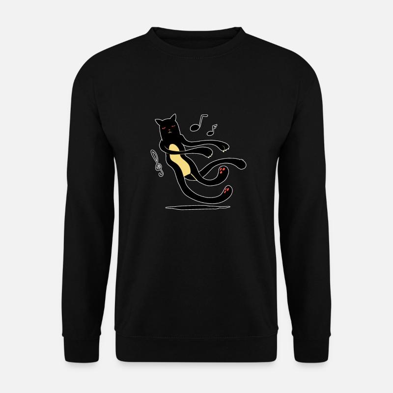 La danse du chat mou - Sweat-shirt Unisexe - noir