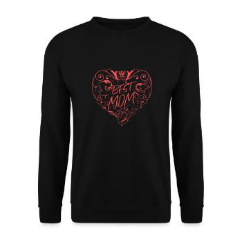 Meilleur cœur de maman pour la meilleure maman - Sweat-shirt Unisexe - noir - Devant - Alina (178cm) & Michal (187cm)
