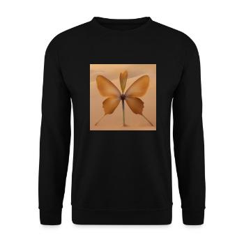 Wüstenblüte Desert Bloom - Unisex Sweatshirt - black - Front - Alina (178cm) & Michal (187cm)