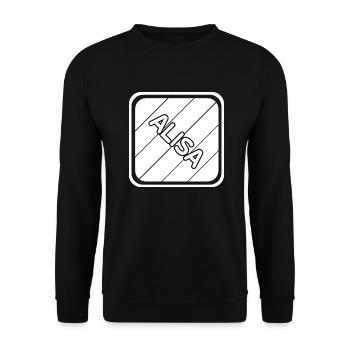 Cadeau pour Alisa - Sweat-shirt Unisexe - noir - Devant - Alina (178cm) & Michal (187cm)