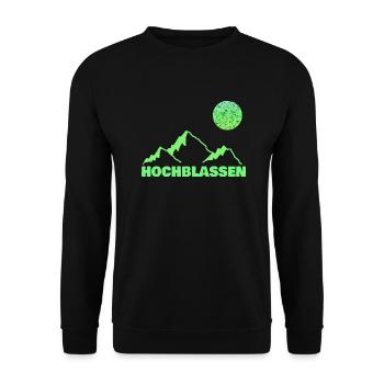 Climbing Blending - Unisex Sweatshirt - black - Front - Alina (178cm) & Michal (187cm)