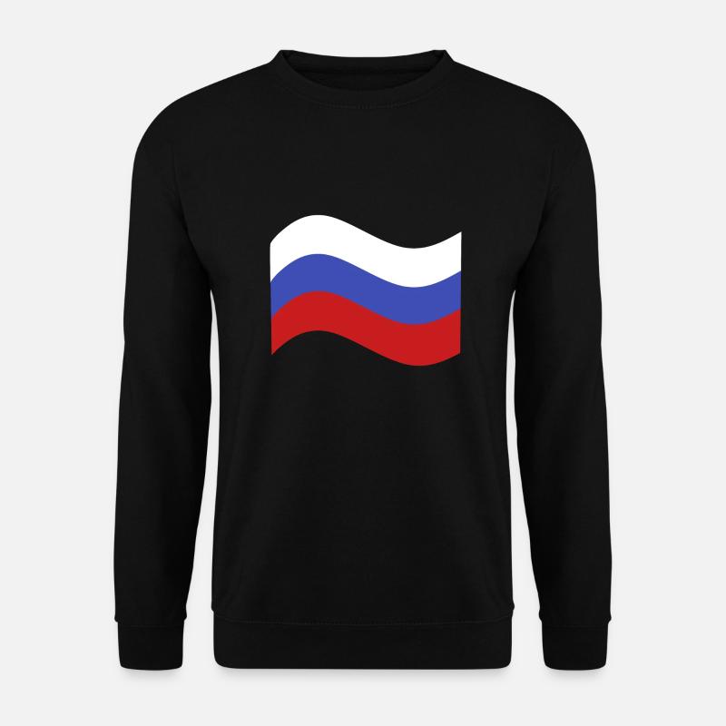 Drapeau de la Russie - Sweat-shirt Unisexe - noir