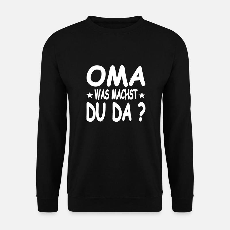 Oma - Unisex Pullover - Schwarz