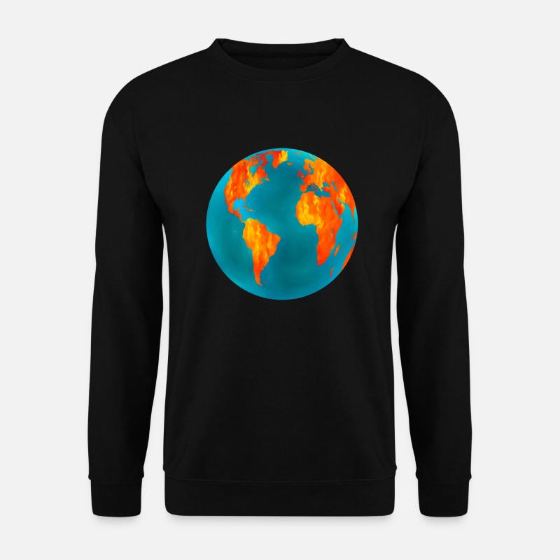 Earth Fire and Ice - Unisex Pullover - Schwarz