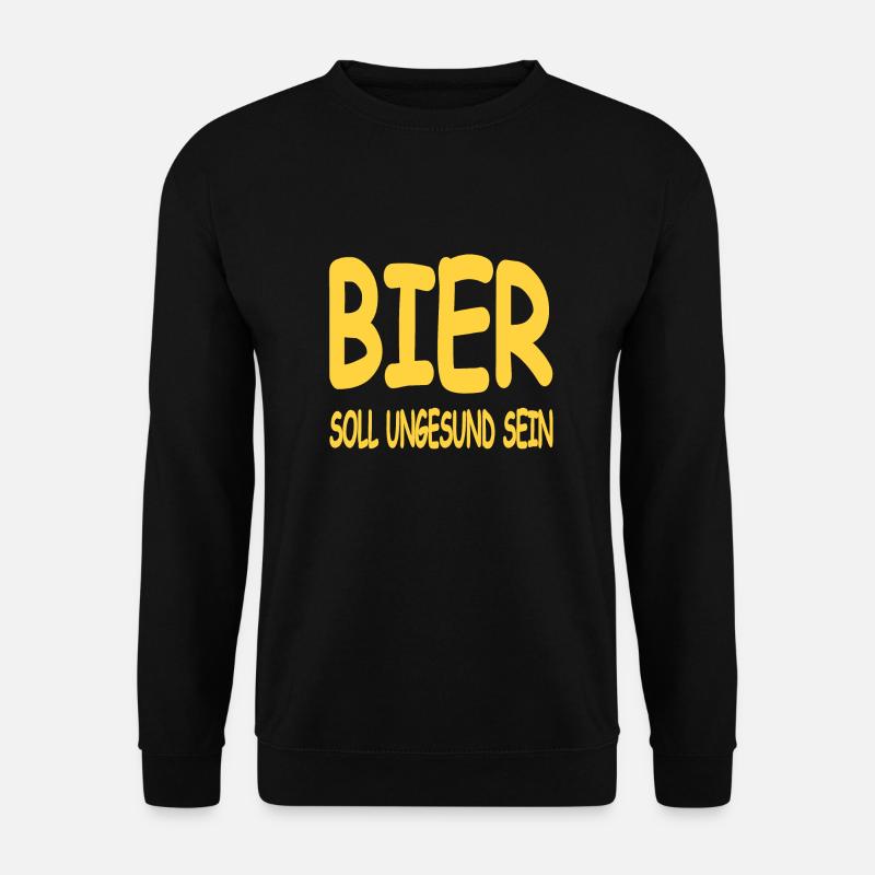 Bier - Unisex Pullover - Schwarz