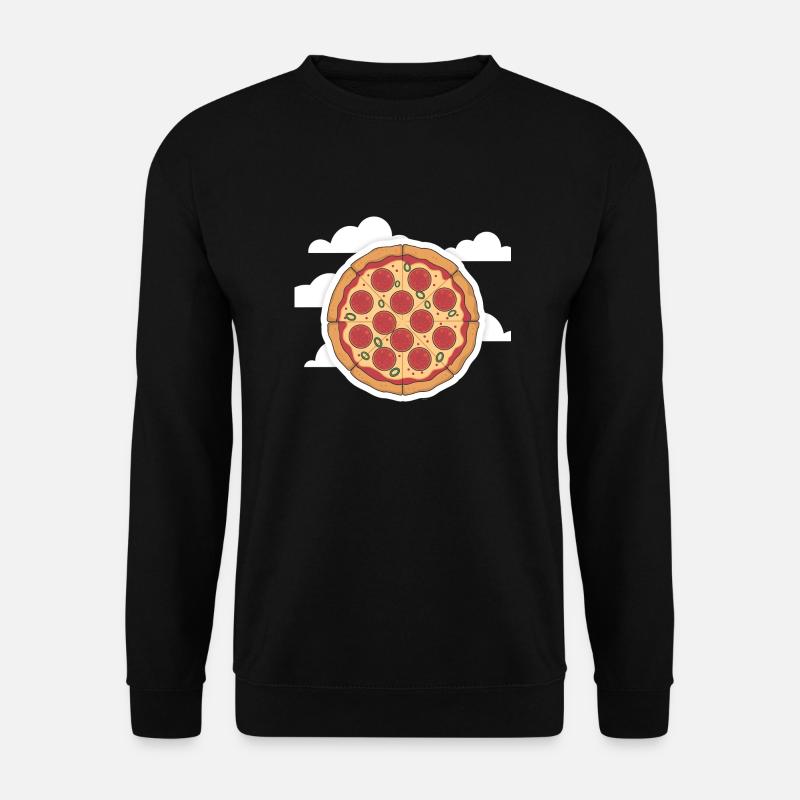 Pizza Stück Pizzeria - Unisex Pullover - Schwarz