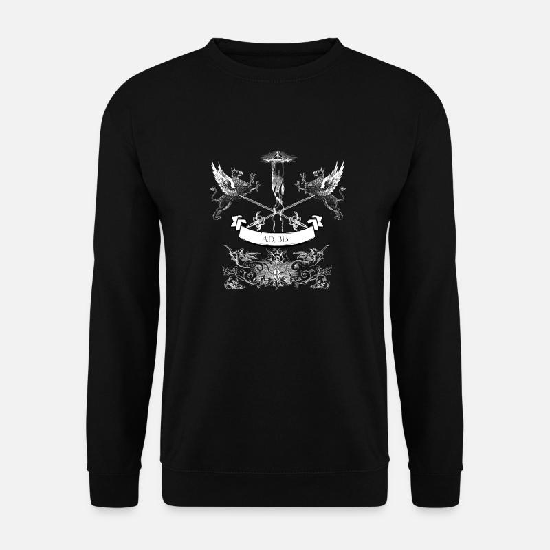 Mittelalterliches Wappen - Unisex Pullover - Schwarz