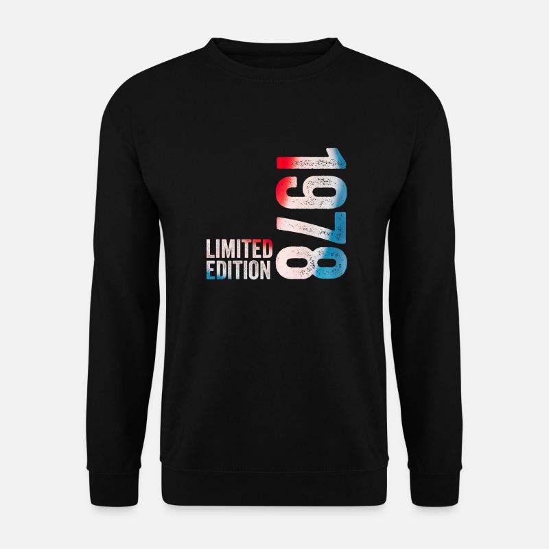 1978 Limitiertes Geburtstagsgeschenk 1978 - Unisex Pullover - Schwarz