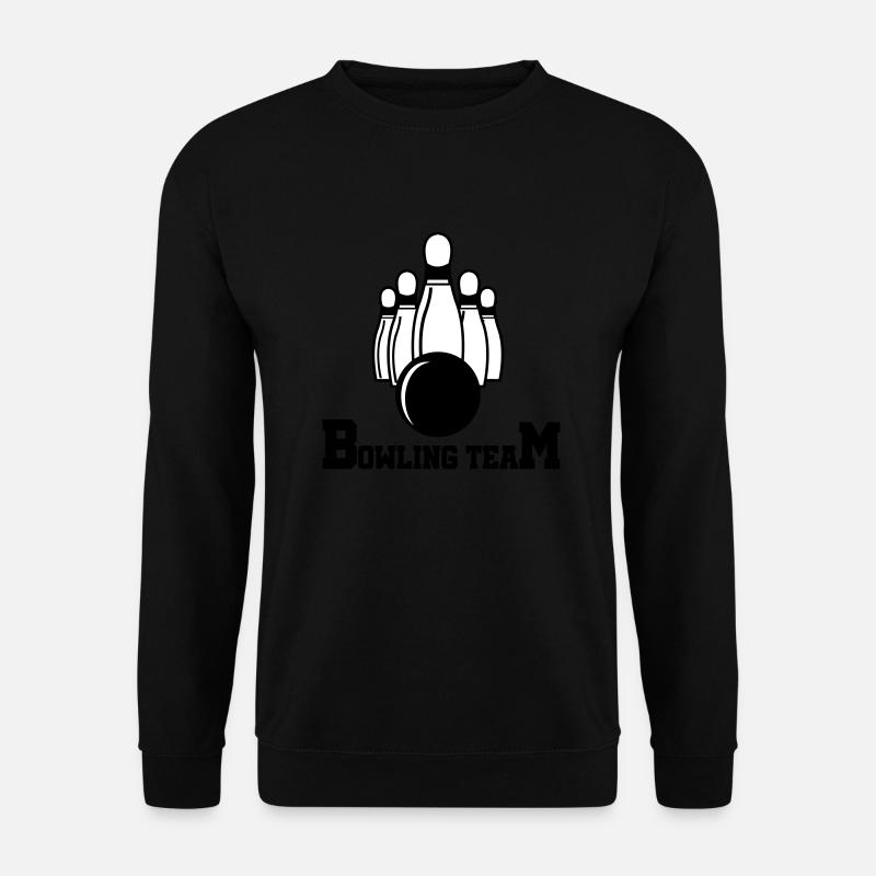 bowling team - Unisex Pullover - Schwarz