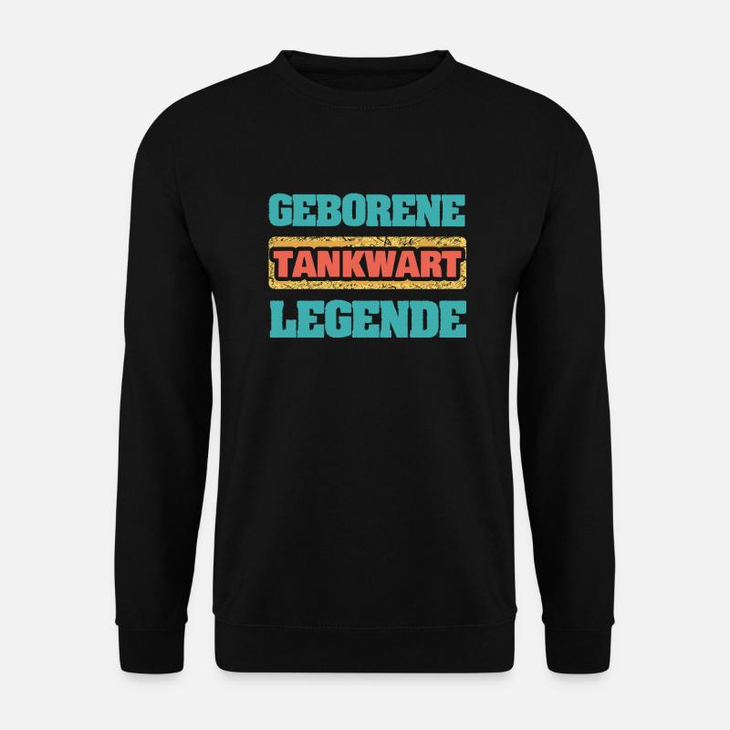 Beruf Tankwart - Unisex Pullover - Schwarz