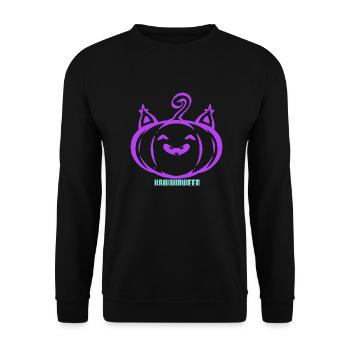 Kawaiioween 2 - Unisex Sweatshirt - black - Front - Alina (178cm) & Michal (187cm)