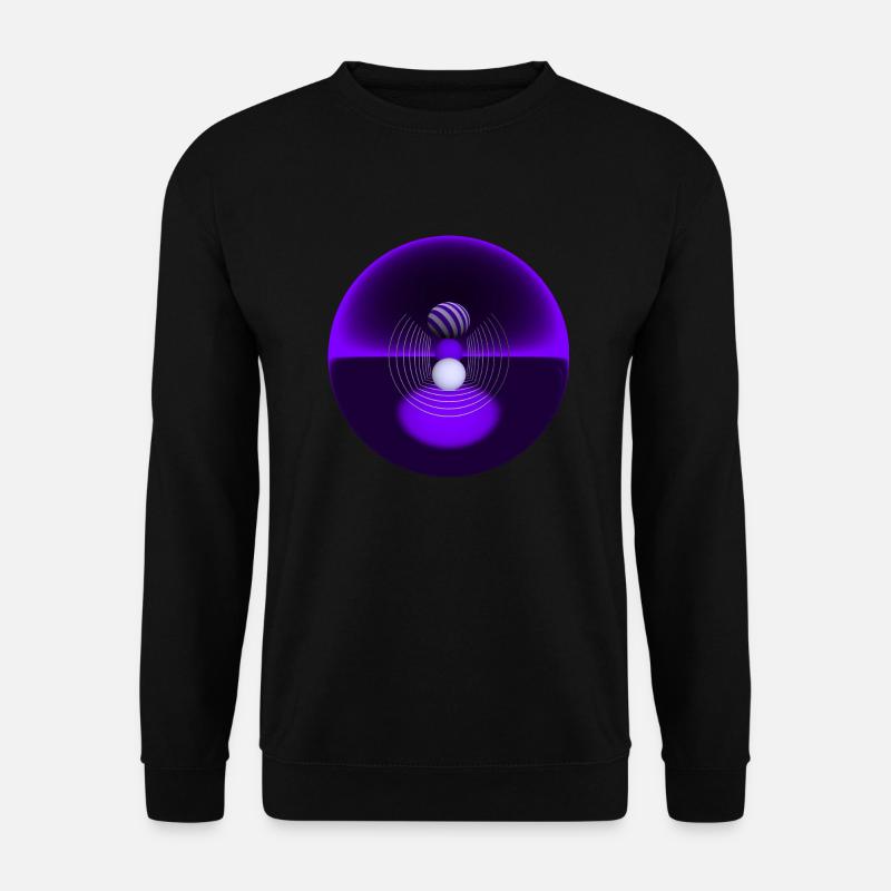 geometrisches Design - Unisex Pullover - Schwarz
