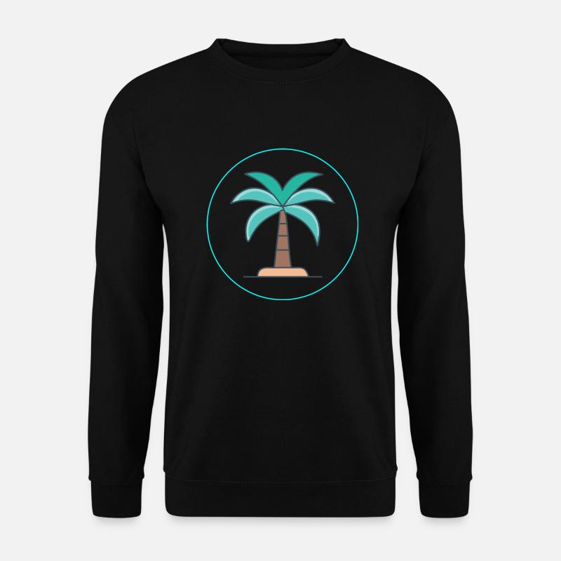 Palme - Unisex Pullover - Schwarz