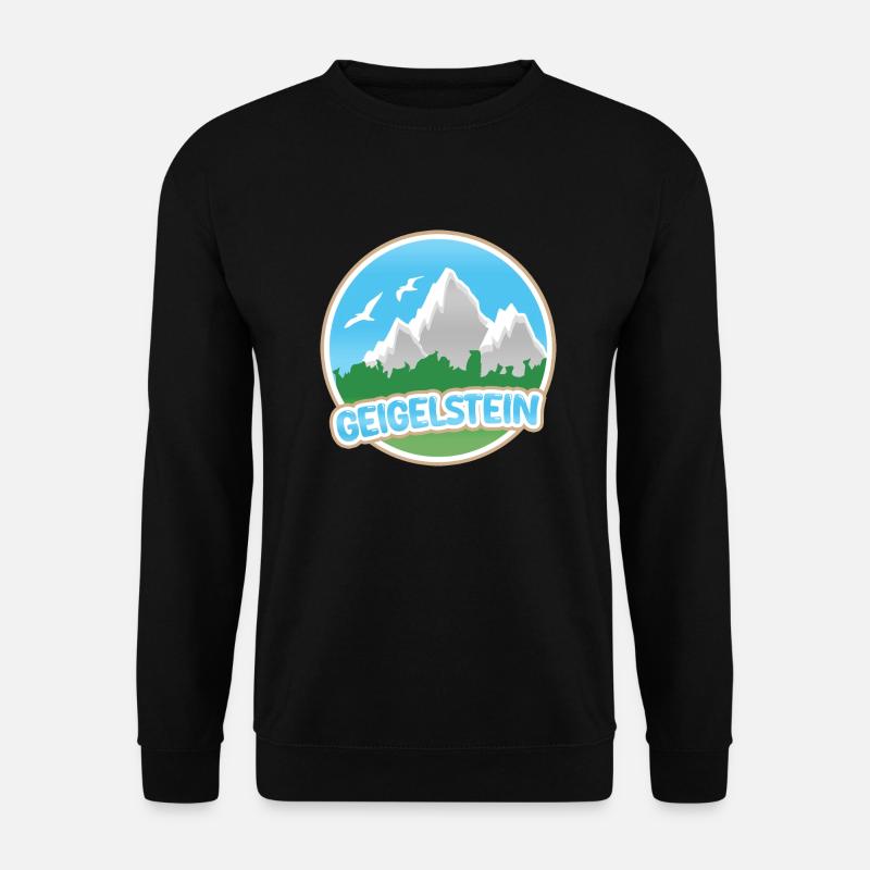 Geigelstein - Unisex Pullover - Schwarz