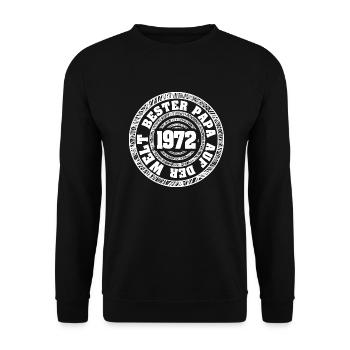 1972 - Sweat-shirt Unisexe - noir - Devant - Alina (178cm) & Michal (187cm)