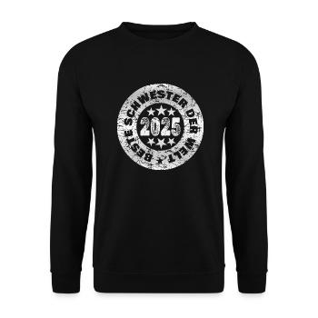 2025 - Sweat-shirt Unisexe - noir - Devant - Alina (178cm) & Michal (187cm)