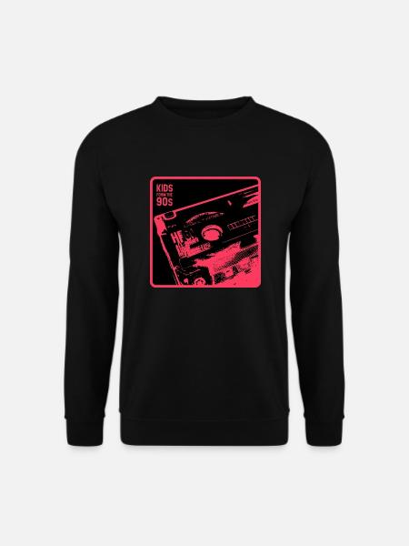 Kids from the 90s - red MC close-up - Unisex Pullover - Schwarz