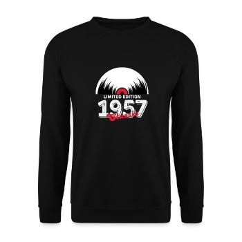 Limited edition 1957 Classic vinyle - Sweat-shirt Unisexe - noir - Devant - Alina (178cm) & Michal (187cm)