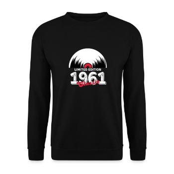 Limited edition 1961 Classic vinyle - Sweat-shirt Unisexe - noir - Devant - Alina (178cm) & Michal (187cm)
