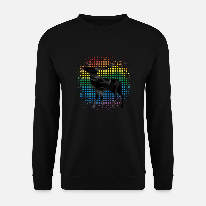 Hirsch - Unisex Pullover - Schwarz