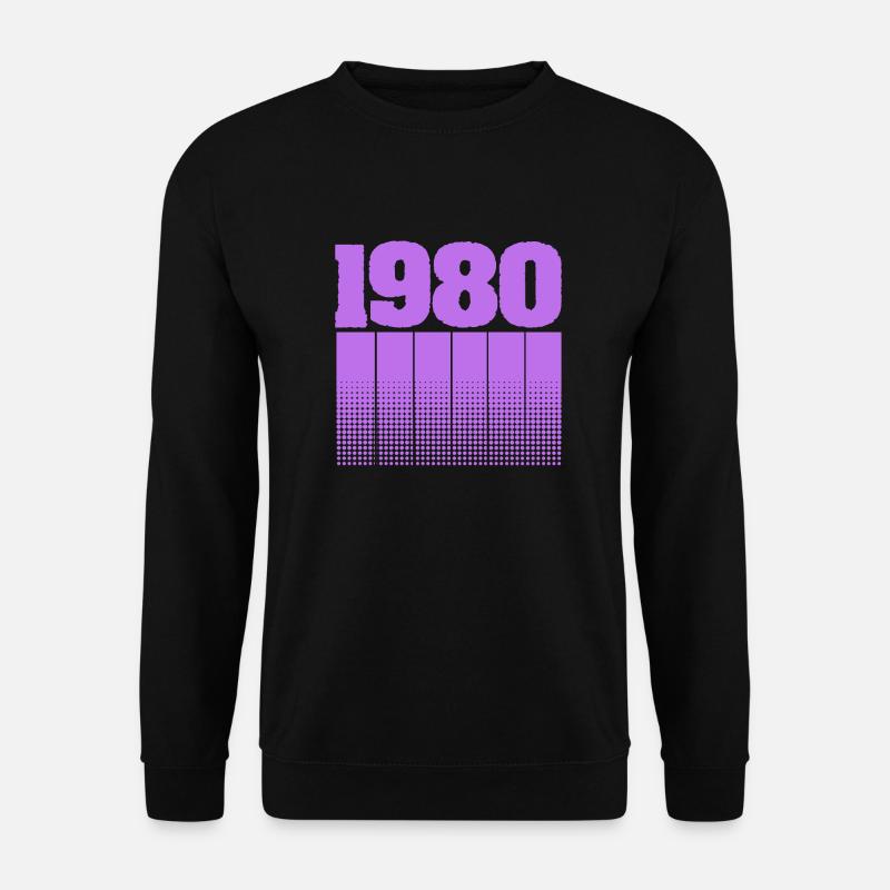 1980 1980 - Unisex Pullover - Schwarz
