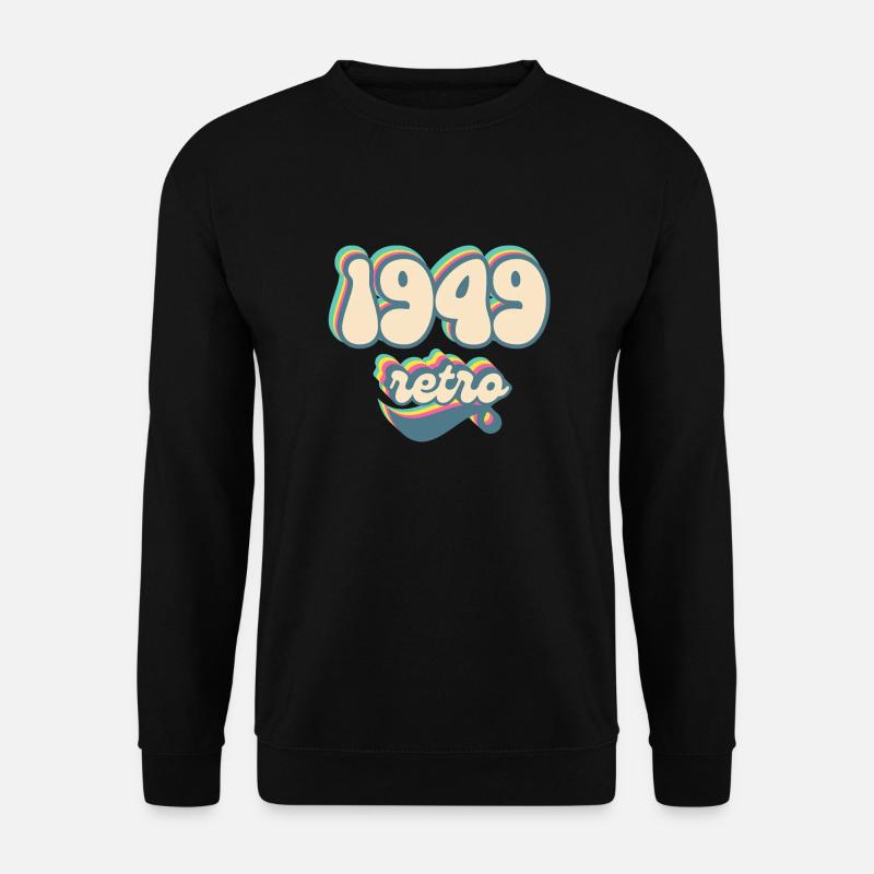 1949 Retro Geschenkidee - Unisex Pullover - Schwarz