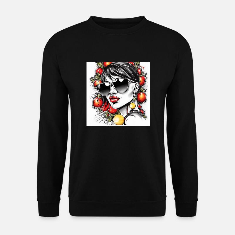 ALL BERRIES - Unisex Pullover - Schwarz